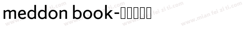 meddon book字体转换